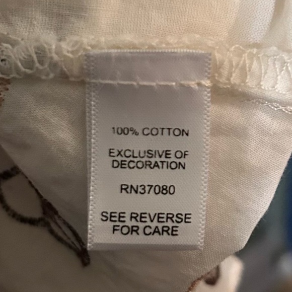 NWOT Cato Women's Multicolored Embroidered Blouse Size 22/24W - Picture 7 of 10